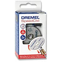 Dremel SC406 EZ SpeedClic - Set Inicial (2 Discos para Metal + Mandril)- Accesorios para Herramientas Rotatorias…